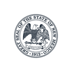 Great Seal of NM with halftone around the edges